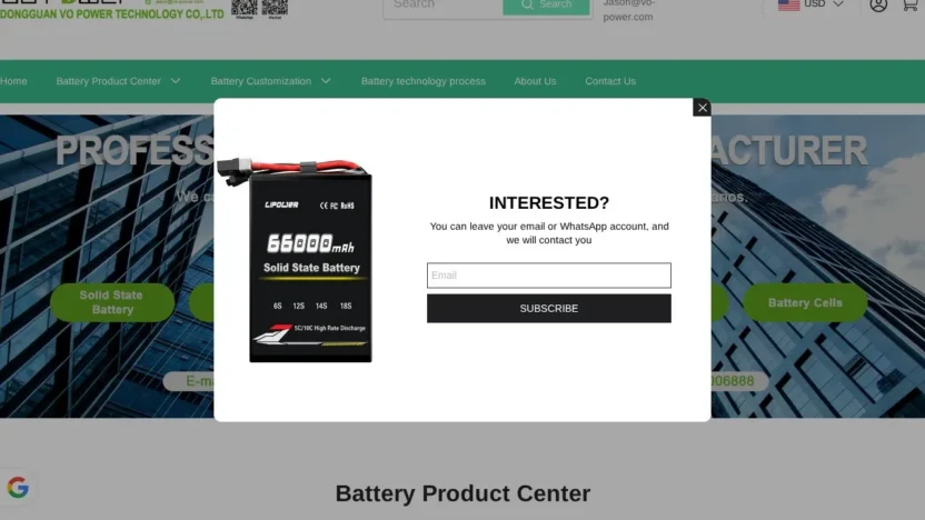 Non-Delivery Scam lipowbattery.com