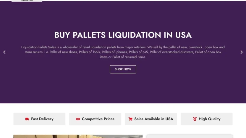 Liquidation Scam palletbarnliquidators.com