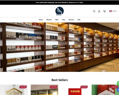 Screenshot of Non-Delivery Scam website 27506