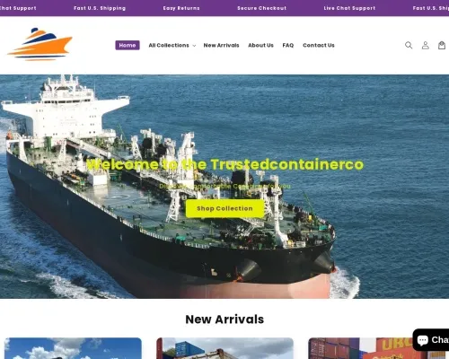 Screenshot of Shipping Container website 26901