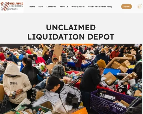 Screenshot of Liquidation Scam website 26928