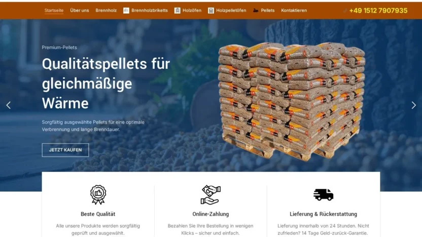 Non-Delivery Scam holzhandelhuber.com