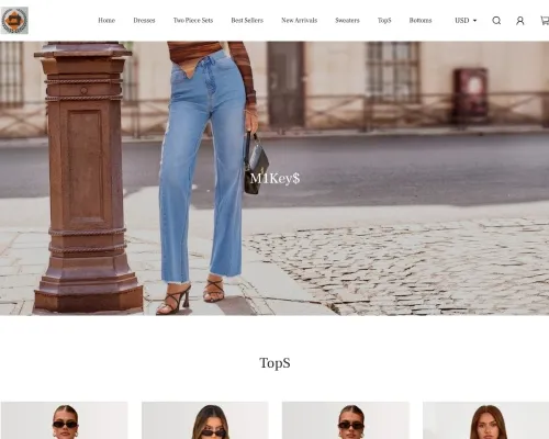 Screenshot of Fashion Scam website 27641