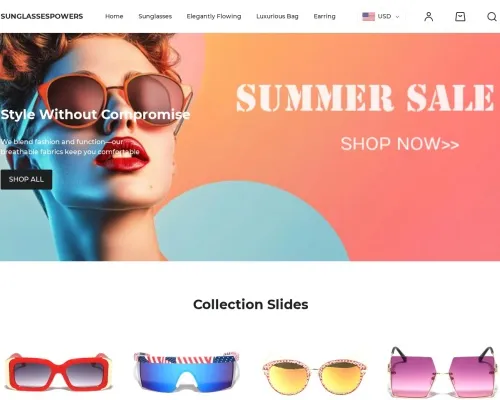 Screenshot of Fashion Scam website 27590