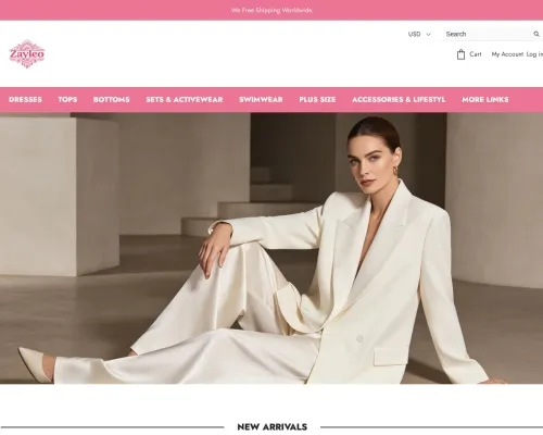 Screenshot of Fashion Scam website 27656